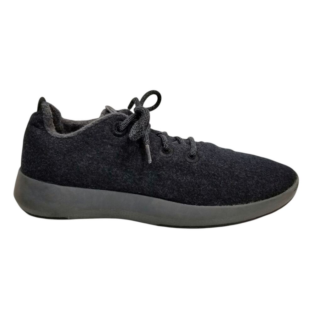 Allbirds Wool Runners Merino Wool Sneakers Charcoal Gray Black Men's Size 11 - Picture 3 of 8